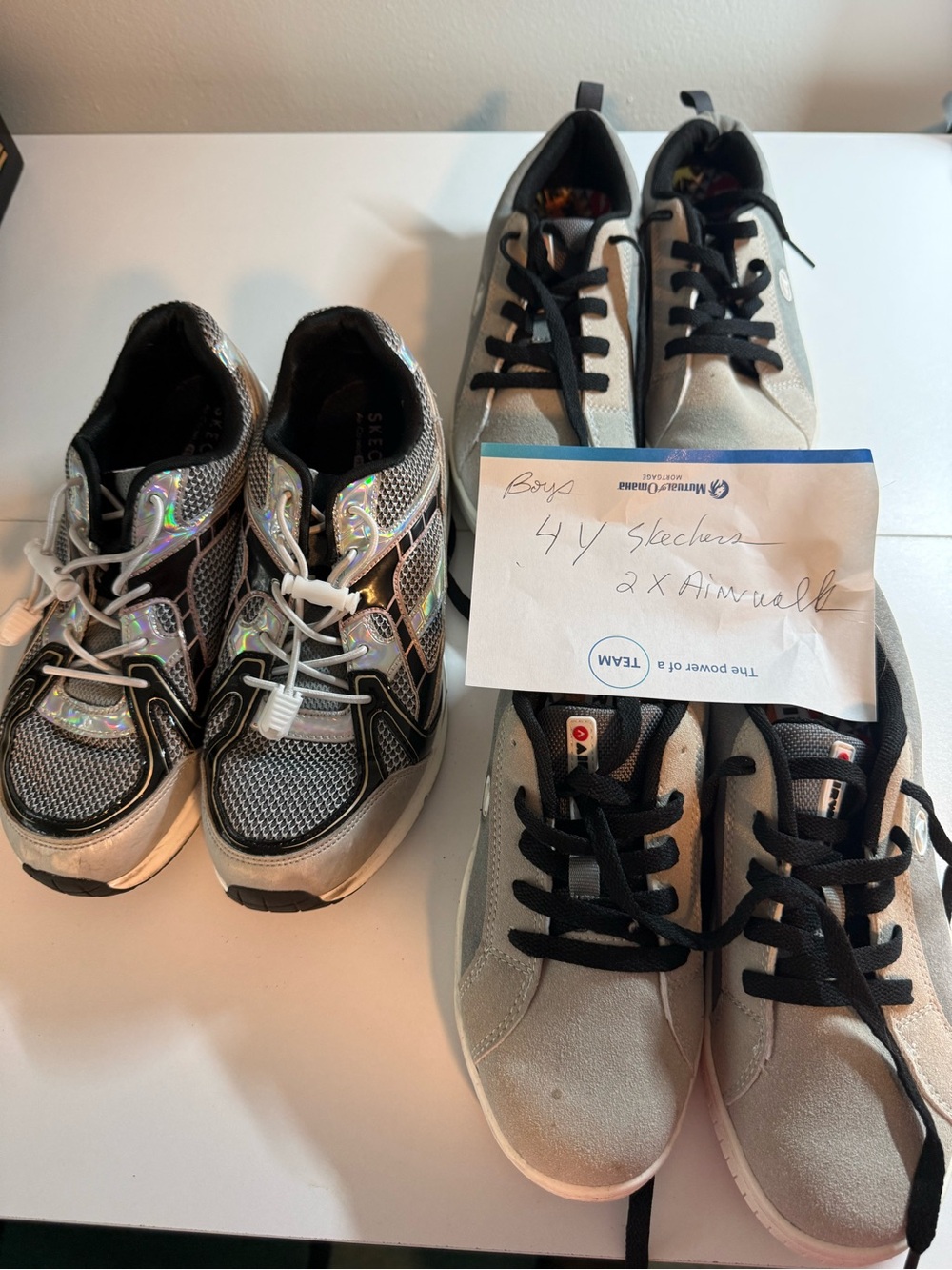 4y boys athletic Skechers and airwalk x 3